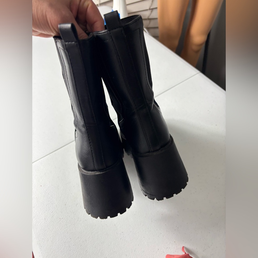 Soda Native Chunky Double Stack Platform Heel Hig… - image 4